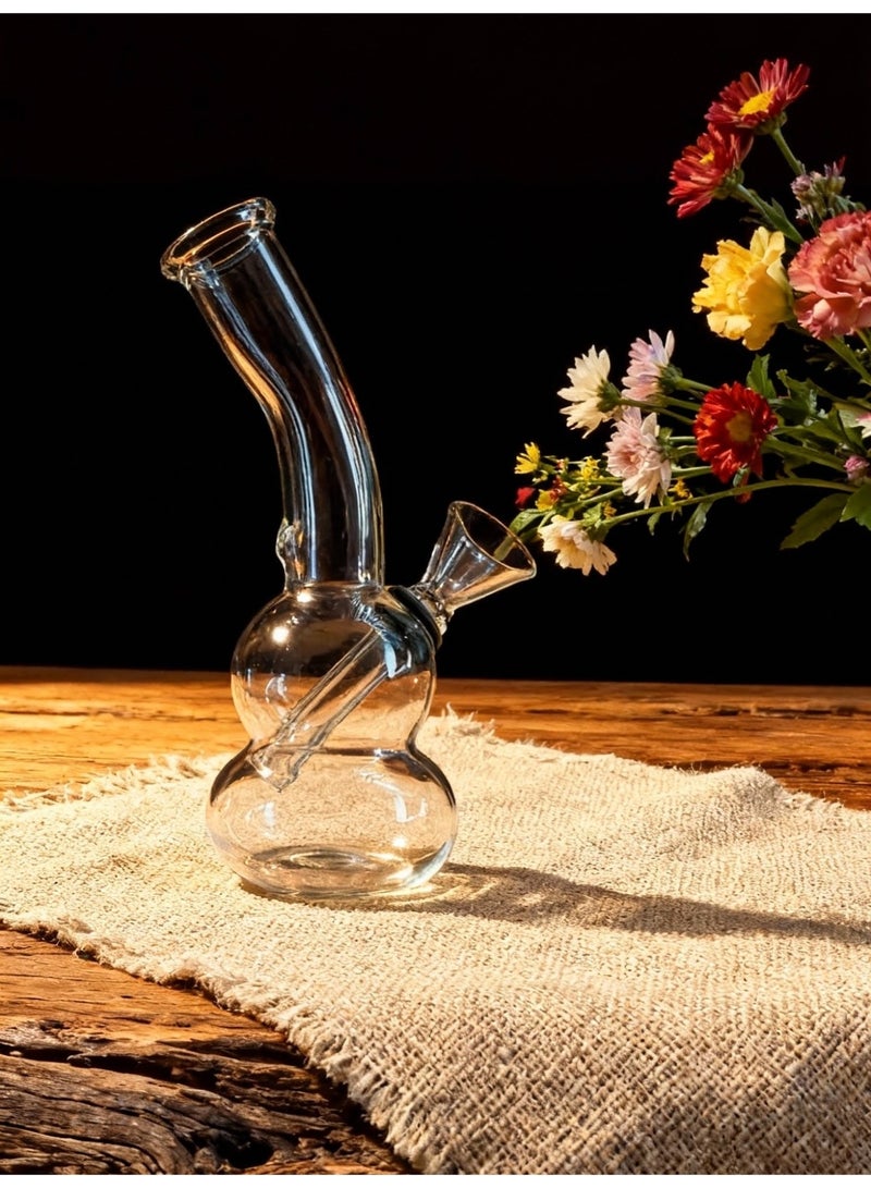 Angmei Borosilicate Glass Vase - High Temperature Resistant, Suitable for Long-Term Use as an Oil Lamp, Medical-Grade Material (Colors Randomly Assigned) - Image 2